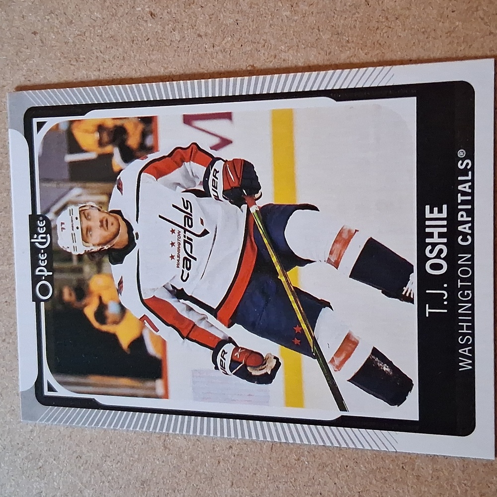 T.J. Oshie Washington Capitals NHL Hockey Cards